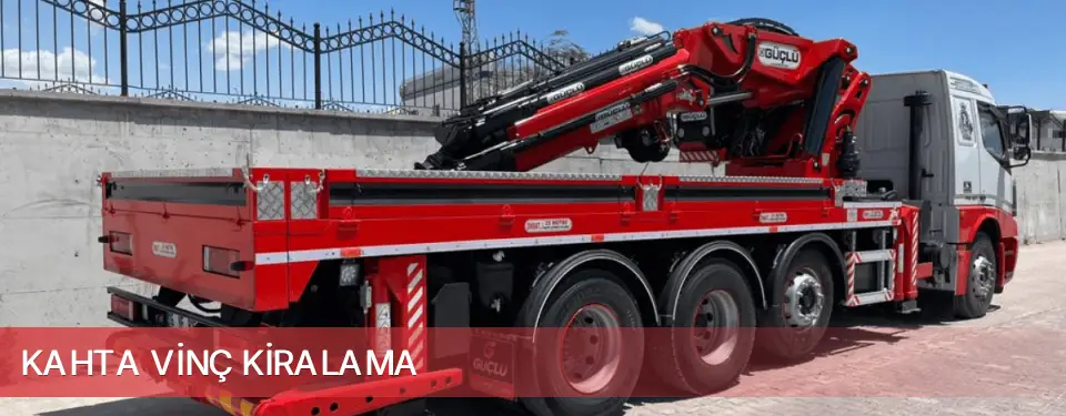 Kahta İlçemi Vinç Kiralama